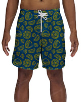17" Fixed Waist Dolphin Hem Boardshorts
