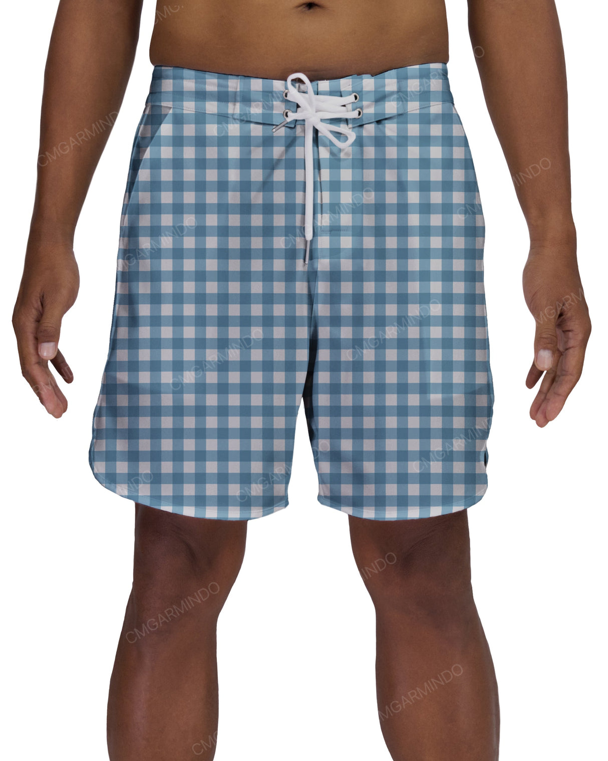 17" Fixed Waist Dolphin Hem Boardshorts