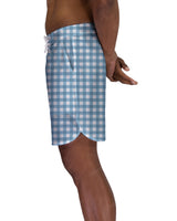 17" Fixed Waist Dolphin Hem Boardshorts