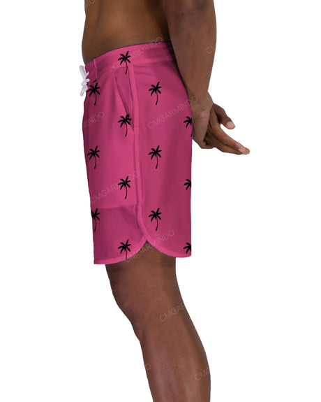 17" Fixed Waist Dolphin Hem Boardshorts
