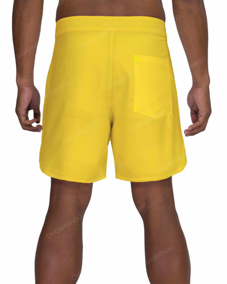 17" Fixed Waist Dolphin Hem Boardshorts