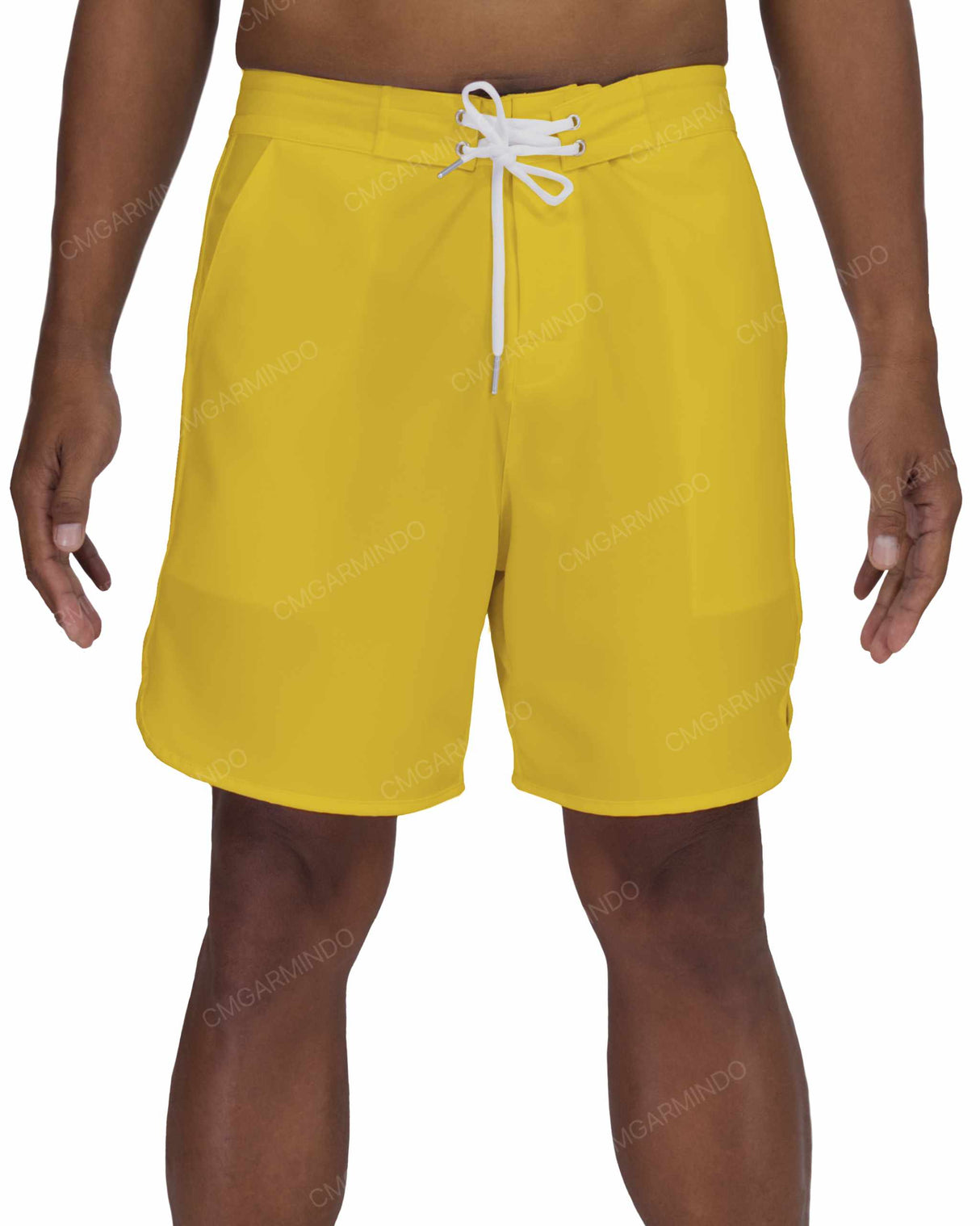 17" Fixed Waist Dolphin Hem Boardshorts