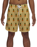 17" Fixed Waist Dolphin Hem Boardshorts