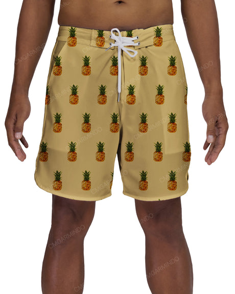 17" Fixed Waist Dolphin Hem Boardshorts
