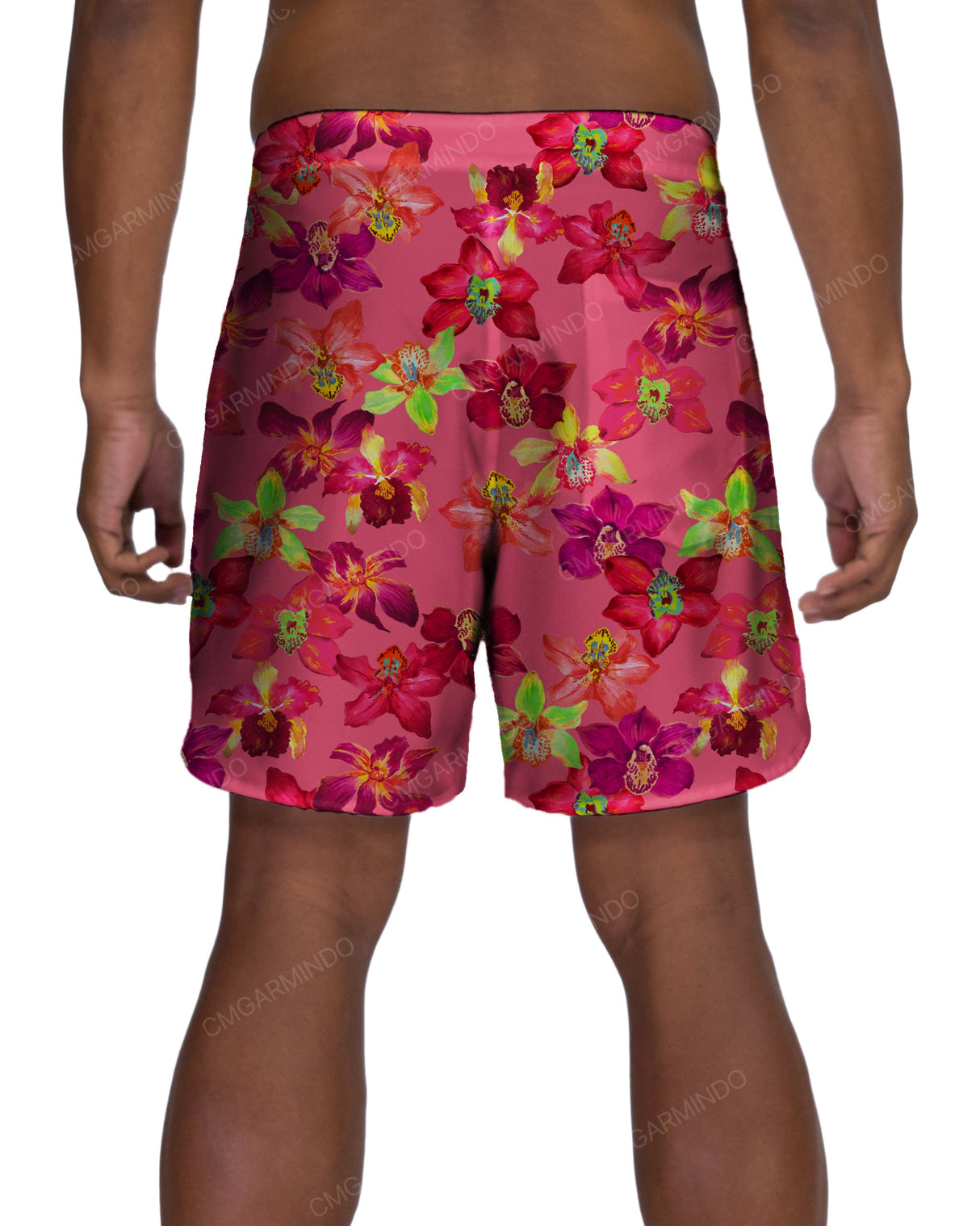 17" Fixed Waist Dolphin Hem Boardshorts