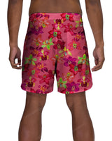 17" Fixed Waist Dolphin Hem Boardshorts
