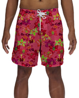 17" Fixed Waist Dolphin Hem Boardshorts