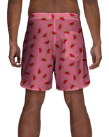 17" Fixed Waist Dolphin Hem Boardshorts
