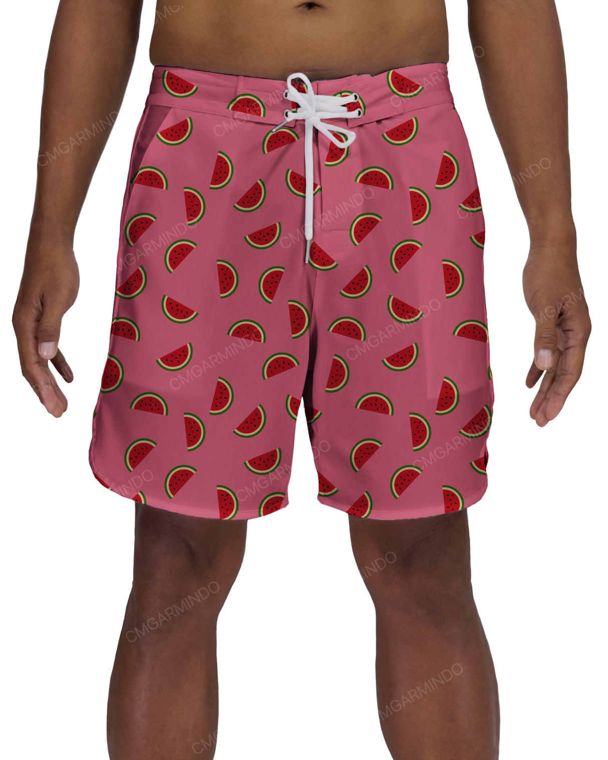 17" Fixed Waist Dolphin Hem Boardshorts