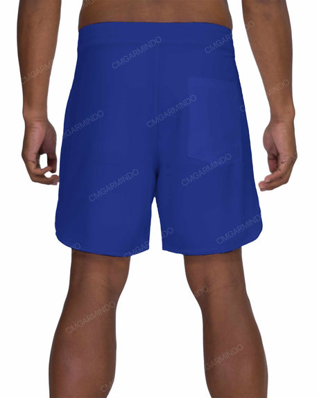 17" Fixed Waist Dolphin Hem Boardshorts