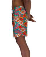 17" Fixed Waist Dolphin Hem Boardshorts
