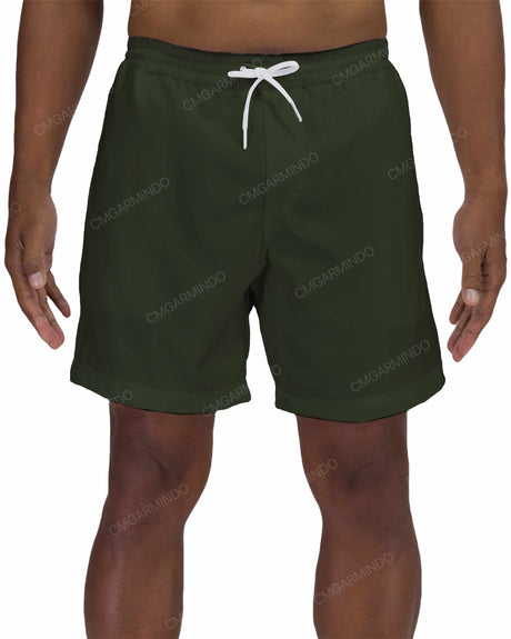 17" Elastic Waist Swimshorts