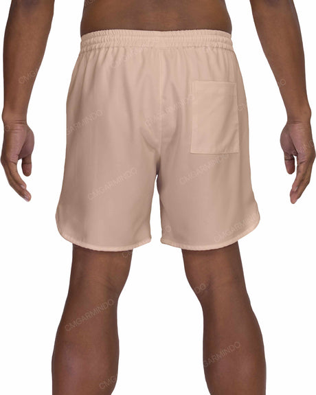 17" Elastic Waist Dolphin Hem Swimshorts