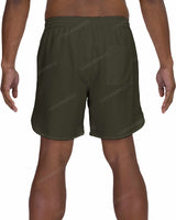 17" Elastic Waist Dolphin Hem Swimshorts