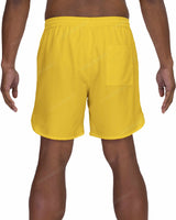17" Elastic Waist Dolphin Hem Swimshorts