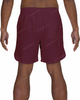 17" Elastic Waist Dolphin Hem Swimshorts
