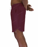 17" Elastic Waist Dolphin Hem Swimshorts