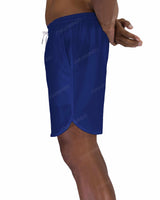 17" Elastic Waist Dolphin Hem Swimshorts
