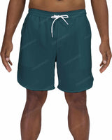 17" Elastic Waist Dolphin Hem Swimshorts