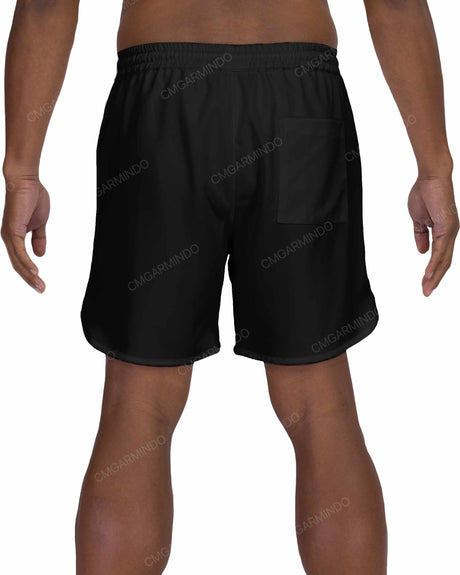 17" Elastic Waist Dolphin Hem Swimshorts
