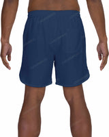 17" Elastic Waist Dolphin Hem Swimshorts