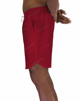 17" Elastic Waist Dolphin Hem Swimshorts