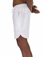 17" Elastic Waist Dolphin Hem Swimshorts
