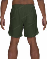 17" Elastic Waist Dolphin Hem Swimshorts