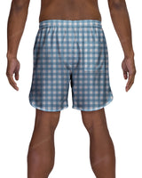 17" Elastic Waist Dolphin Hem Swimshorts