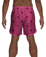 17" Elastic Waist Dolphin Hem Swimshorts