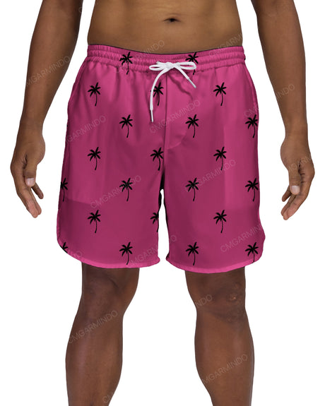 17" Elastic Waist Dolphin Hem Swimshorts