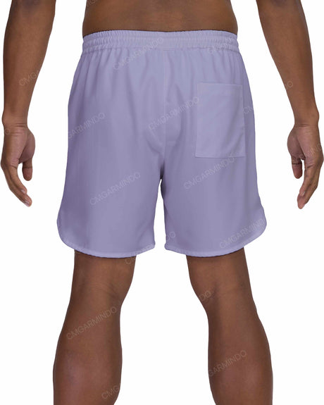 17" Elastic Waist Dolphin Hem Swimshorts