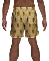 17" Elastic Waist Dolphin Hem Swimshorts