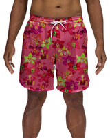 17" Elastic Waist Dolphin Hem Swimshorts