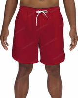 17" Elastic Waist Dolphin Hem Swimshorts