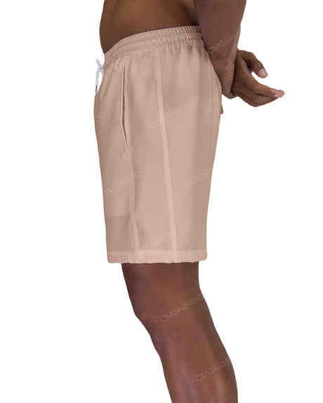 17" Elastic Waist Side Panel Swimshorts
