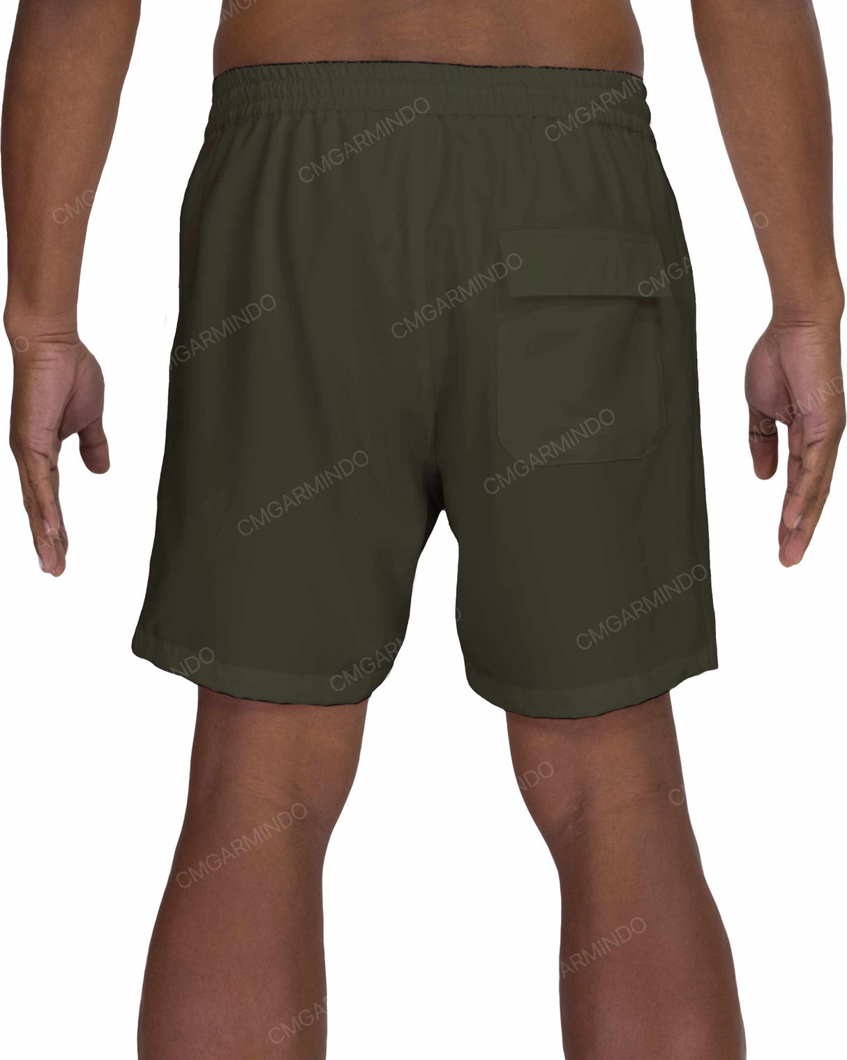 17" Elastic Waist Side Panel Swimshorts