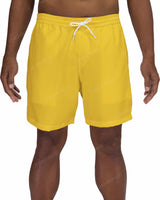 17" Elastic Waist Side Panel Swimshorts