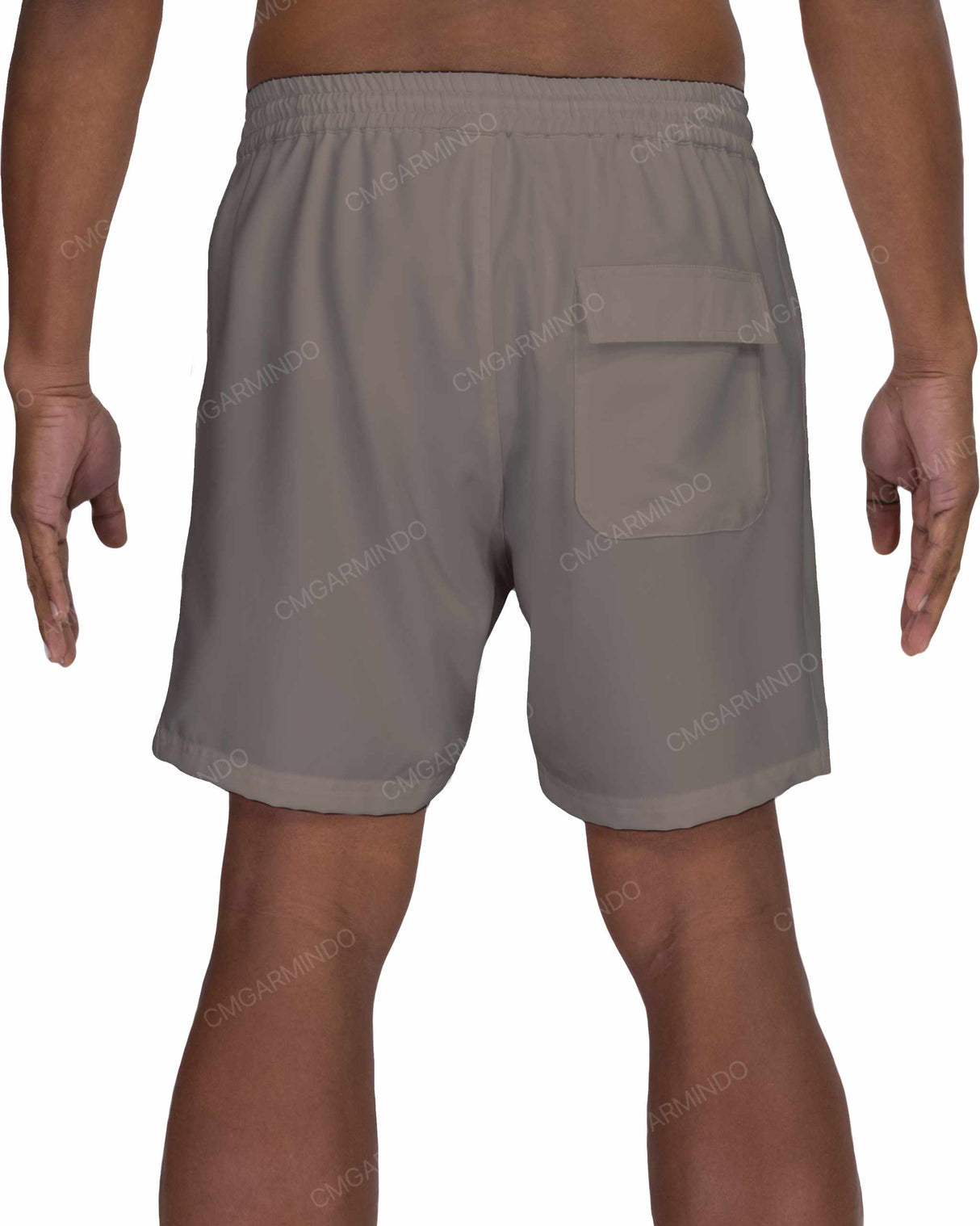 17" Elastic Waist Side Panel Swimshorts