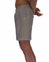 17" Elastic Waist Side Panel Swimshorts