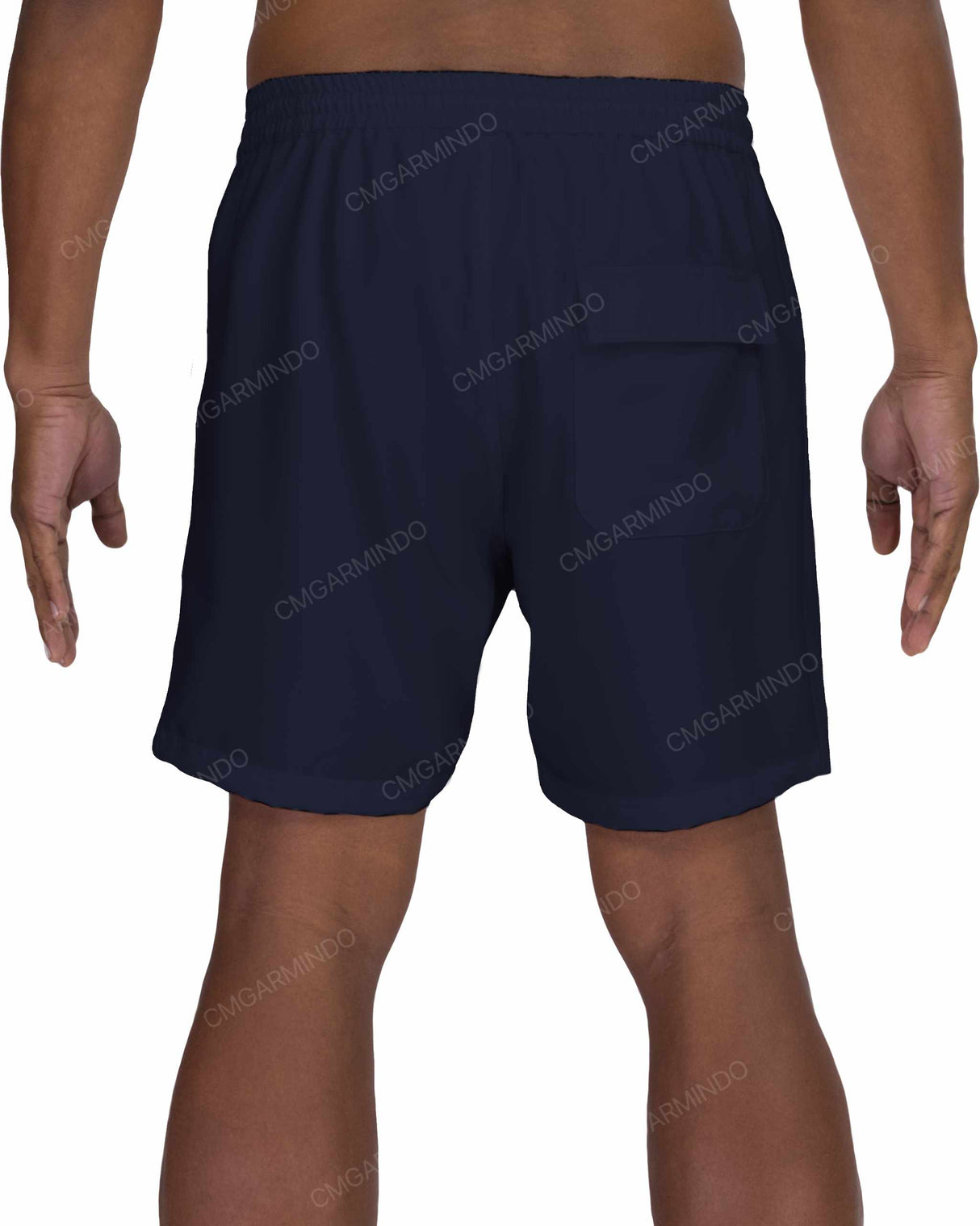 17" Elastic Waist Side Panel Swimshorts