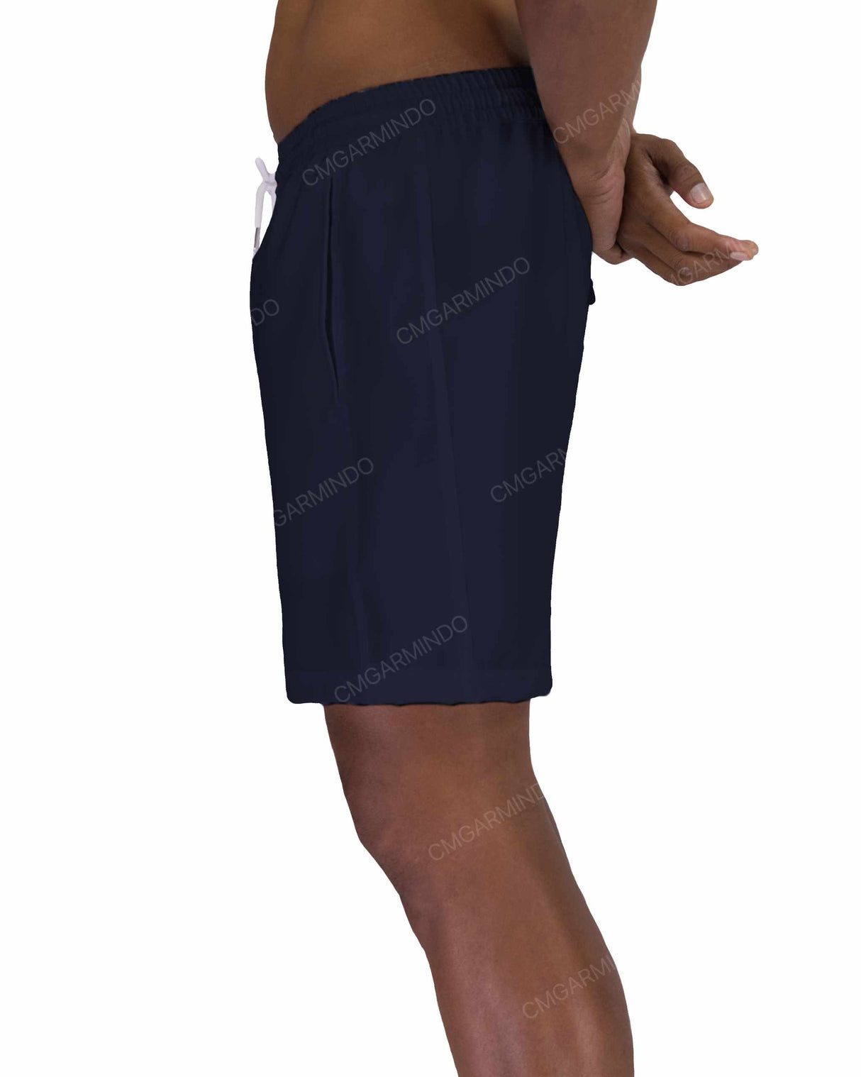 17" Elastic Waist Side Panel Swimshorts