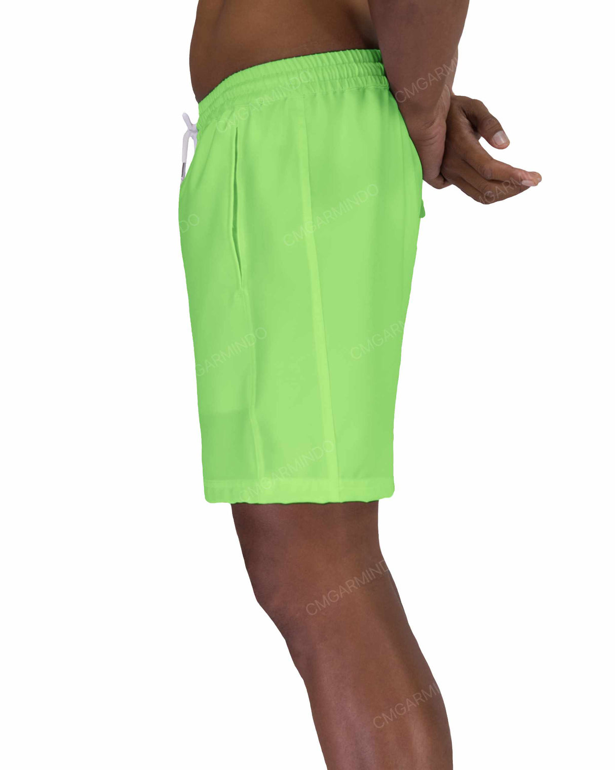 17" Elastic Waist Side Panel Swimshorts