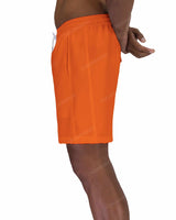 17" Elastic Waist Side Panel Swimshorts