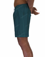 17" Elastic Waist Side Panel Swimshorts