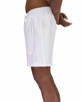 17" Elastic Waist Side Panel Swimshorts
