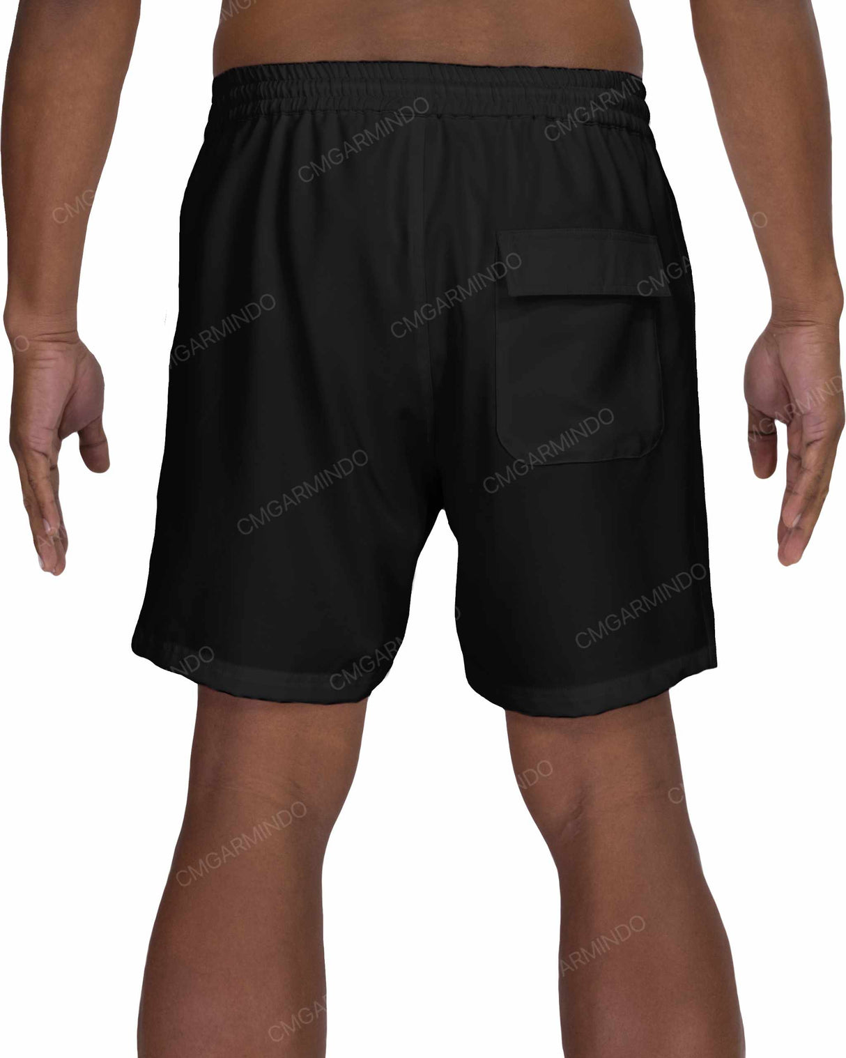 17" Elastic Waist Side Panel Swimshorts