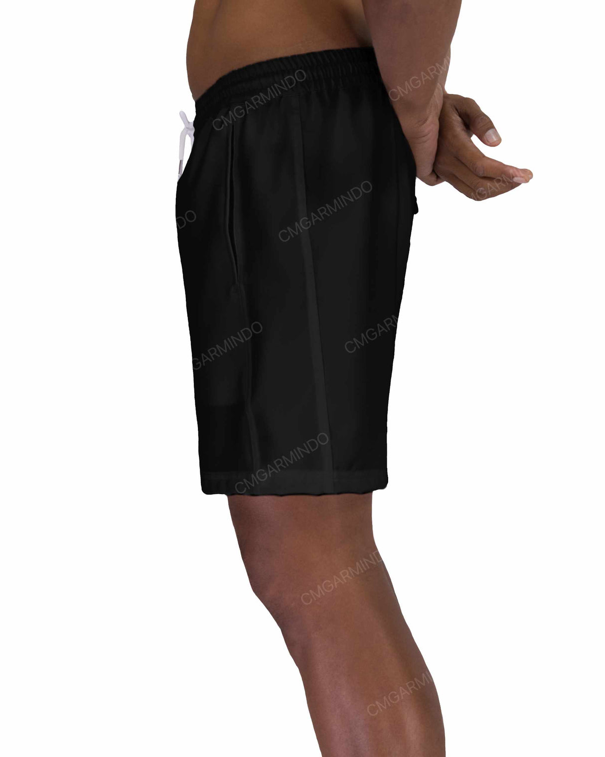 17" Elastic Waist Side Panel Swimshorts