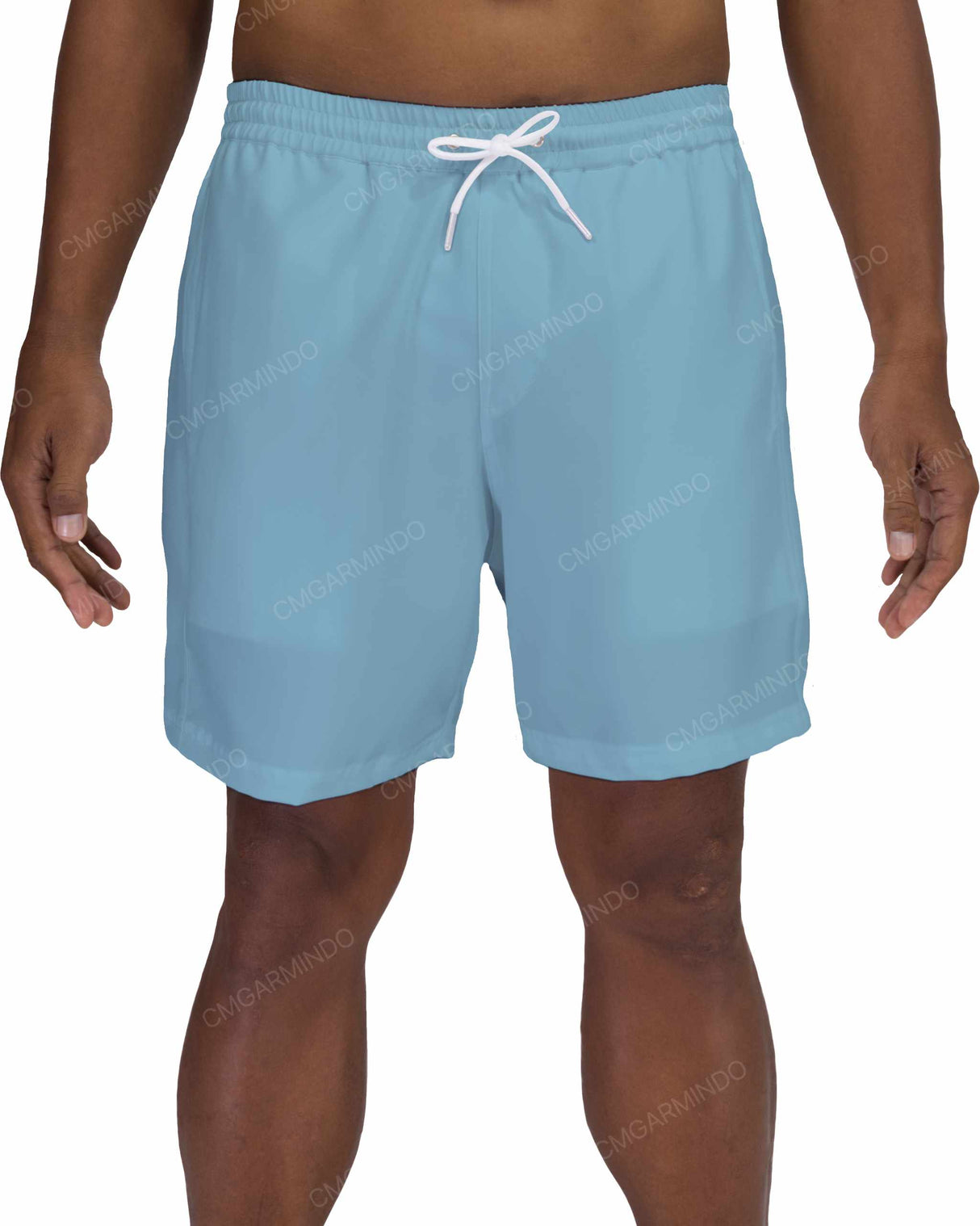 17" Elastic Waist Side Panel Swimshorts