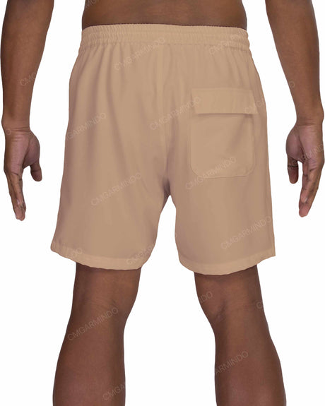 17" Elastic Waist Side Panel Swimshorts